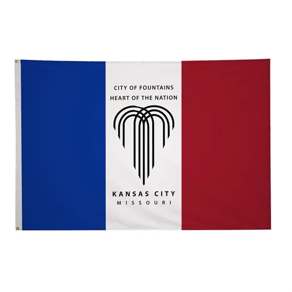 4' x 6' city flags made of nylon.... from ASI 87188 Showdown Displays