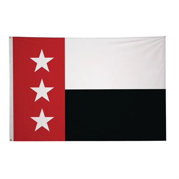 4' x 6' city flags made of nylon.... from ASI 87188 Showdown Displays