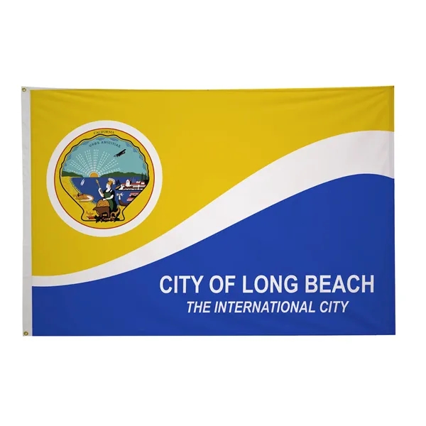4' x 6' city flags made of nylon.... from ASI 87188 Showdown Displays