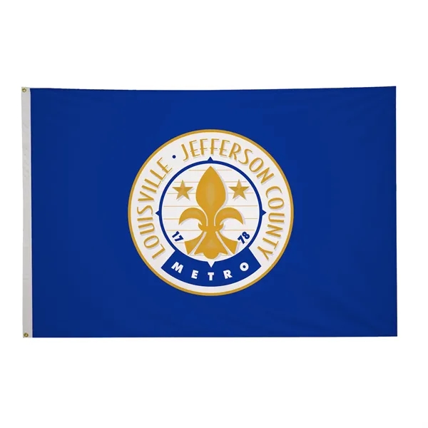 4' x 6' city flags made of nylon.... from ASI 87188 Showdown Displays