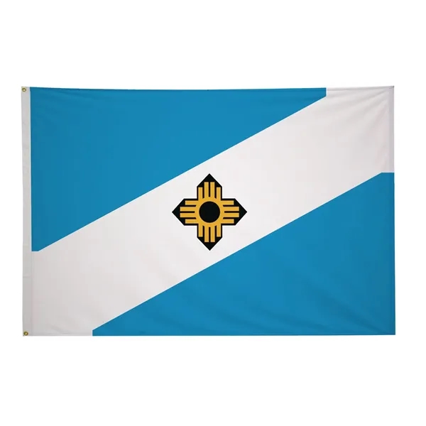 4' x 6' city flags made of nylon.... from ASI 87188 Showdown Displays