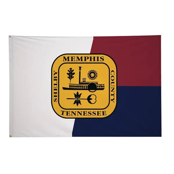 4' x 6' city flags made of nylon.... from ASI 87188 Showdown Displays