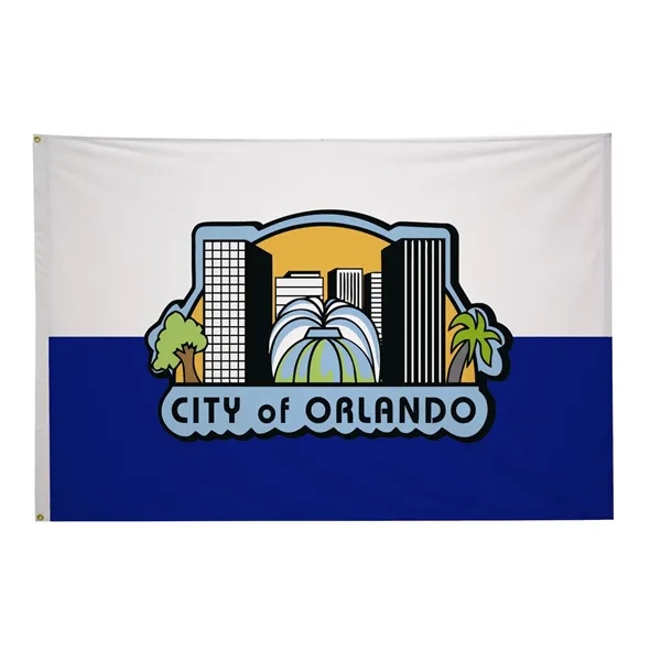 4' x 6' city flags made of nylon.... from ASI 87188 Showdown Displays