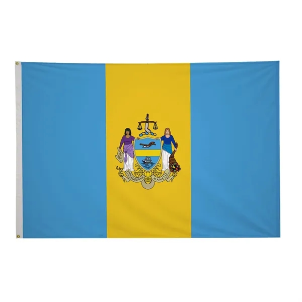 4' x 6' city flags made of nylon.... from ASI 87188 Showdown Displays