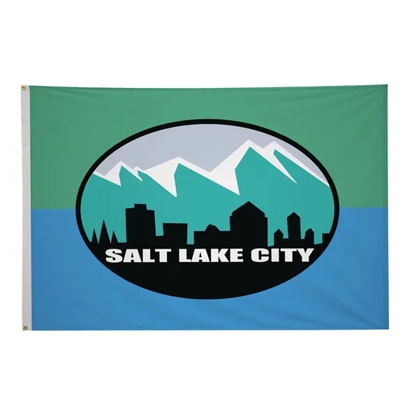 4' x 6' city flags made of nylon.... from ASI 87188 Showdown Displays
