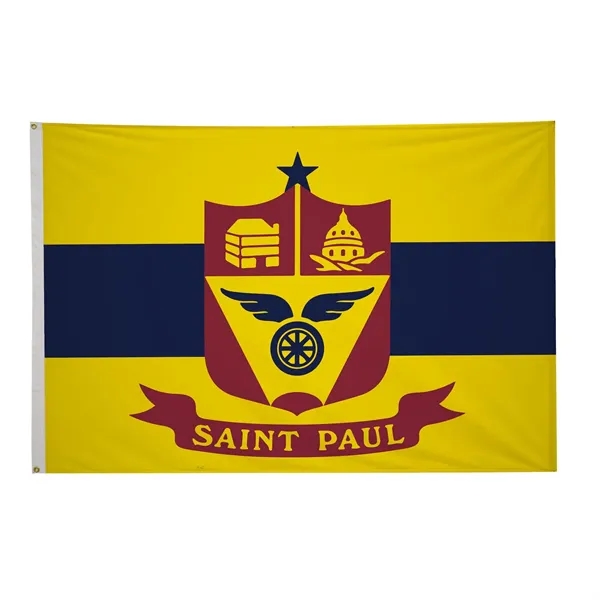 4' x 6' city flags made of nylon.... from ASI 87188 Showdown Displays