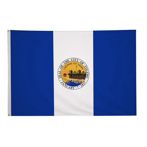 4' x 6' city flags made of nylon.... from ASI 87188 Showdown Displays