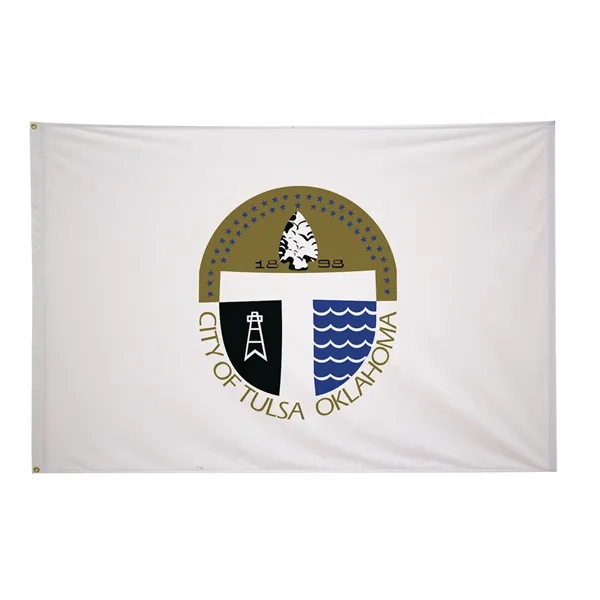 4' x 6' city flags made of nylon.... from ASI 87188 Showdown Displays