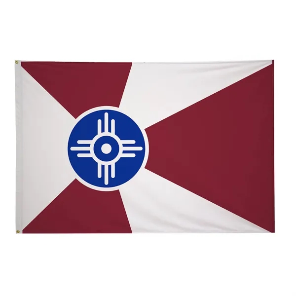 4' x 6' city flags made of nylon.... from ASI 87188 Showdown Displays