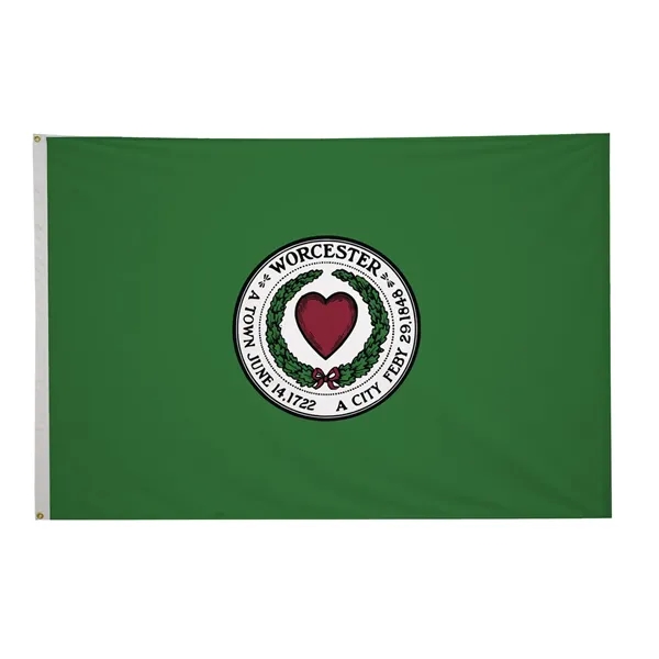 4' x 6' city flags made of nylon.... from ASI 87188 Showdown Displays