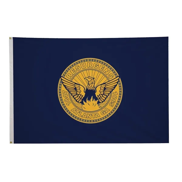 4' x 6' city flags made of nylon.... from ASI 87188 Showdown Displays