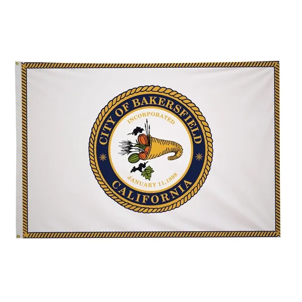 4' x 6' city flags made of nylon.... from ASI 87188 Showdown Displays