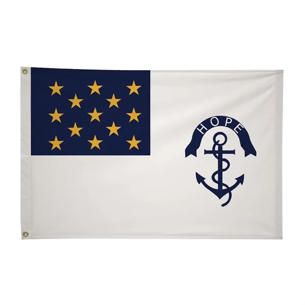 2' x 3' historical flag made of nylon.... from ASI 87188 Showdown Displays
