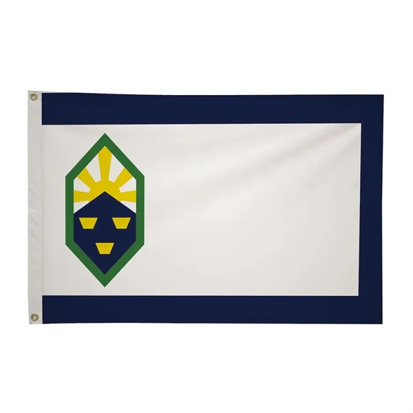 2' x 3' city flags made of nylon.... from ASI 87188 Showdown Displays