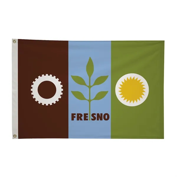 2' x 3' city flags made of nylon.... from ASI 87188 Showdown Displays