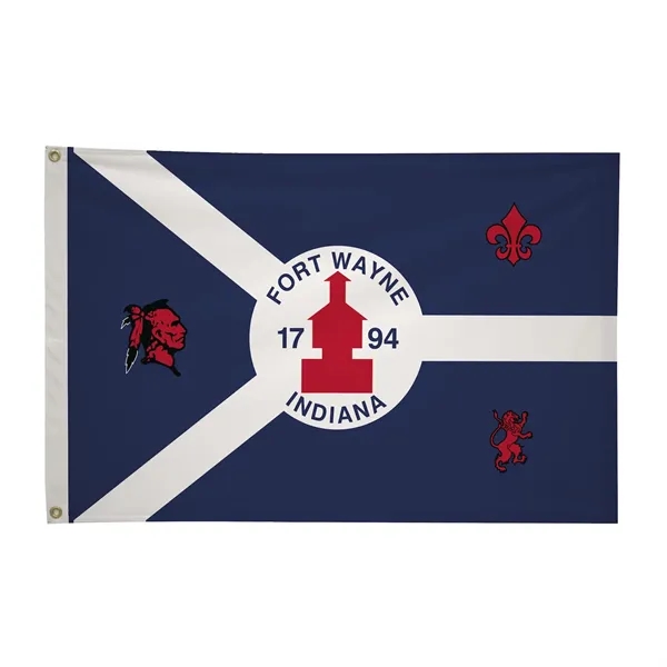 2' x 3' city flags made of nylon.... from ASI 87188 Showdown Displays