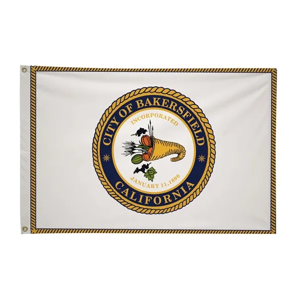 2' x 3' city flags made of nylon.... from ASI 87188 Showdown Displays