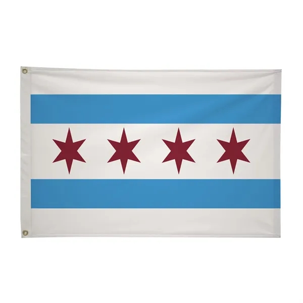 2' x 3' city flags made of nylon.... from ASI 87188 Showdown Displays