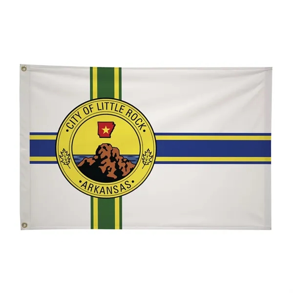 2' x 3' city flags made of nylon.... from ASI 87188 Showdown Displays