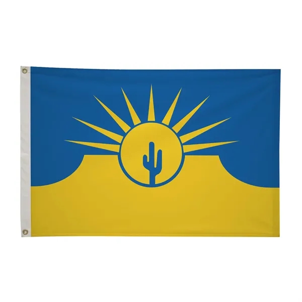 2' x 3' city flags made of nylon.... from ASI 87188 Showdown Displays
