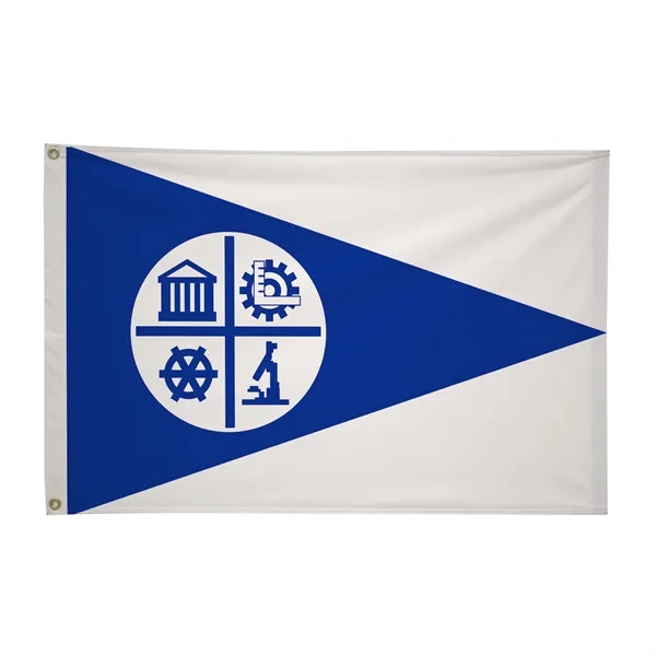 2' x 3' city flags made of nylon.... from ASI 87188 Showdown Displays