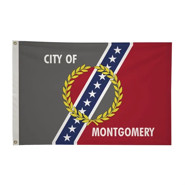 2' x 3' city flags made of nylon.... from ASI 87188 Showdown Displays