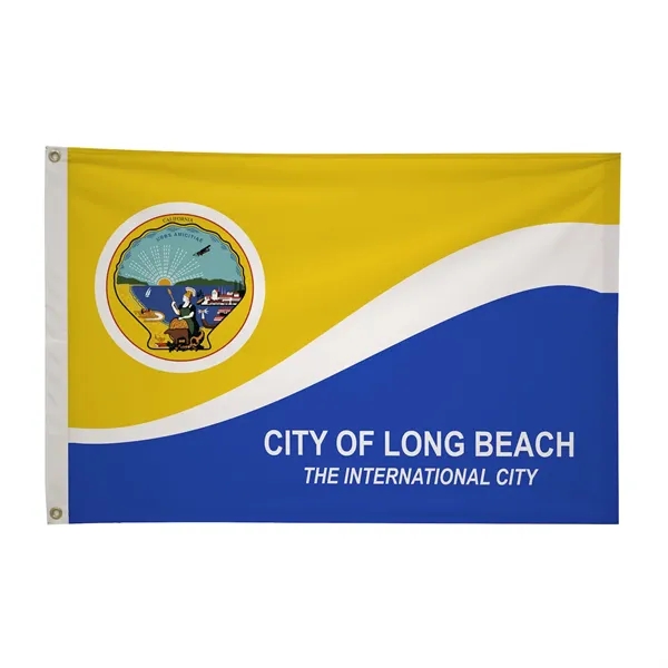 2' x 3' city flags made of nylon.... from ASI 87188 Showdown Displays