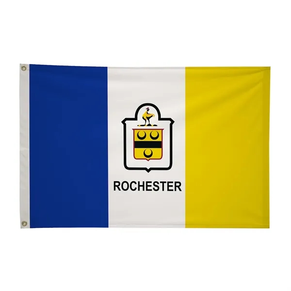 2' x 3' city flags made of nylon.... from ASI 87188 Showdown Displays