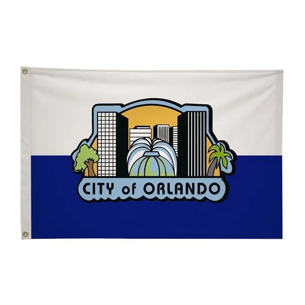 2' x 3' city flags made of nylon.... from ASI 87188 Showdown Displays
