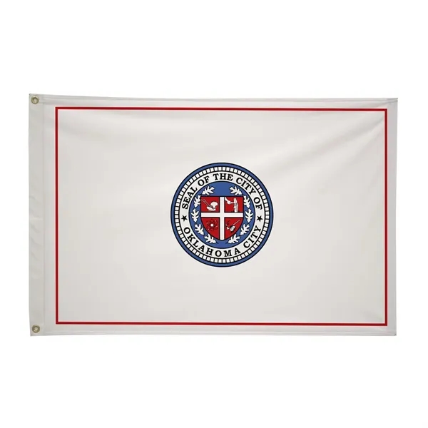 2' x 3' city flags made of nylon.... from ASI 87188 Showdown Displays