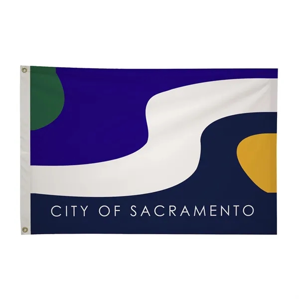 2' x 3' city flags made of nylon.... from ASI 87188 Showdown Displays