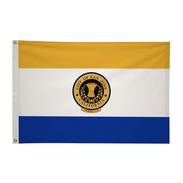 2' x 3' city flags made of nylon.... from ASI 87188 Showdown Displays