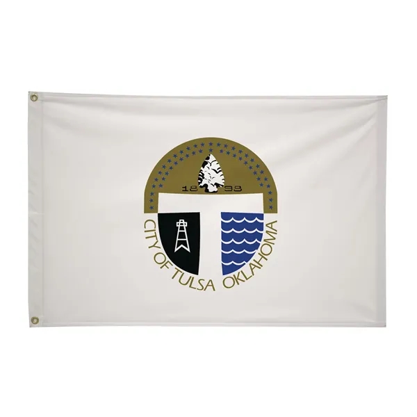 2' x 3' city flags made of nylon.... from ASI 87188 Showdown Displays