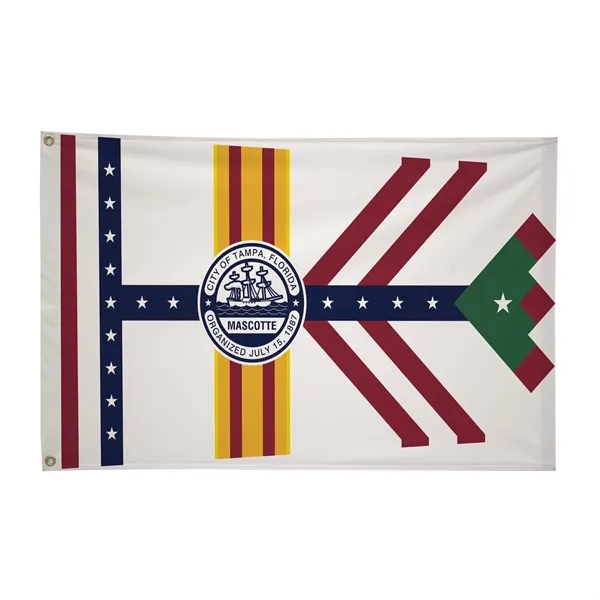 2' x 3' city flags made of nylon.... from ASI 87188 Showdown Displays