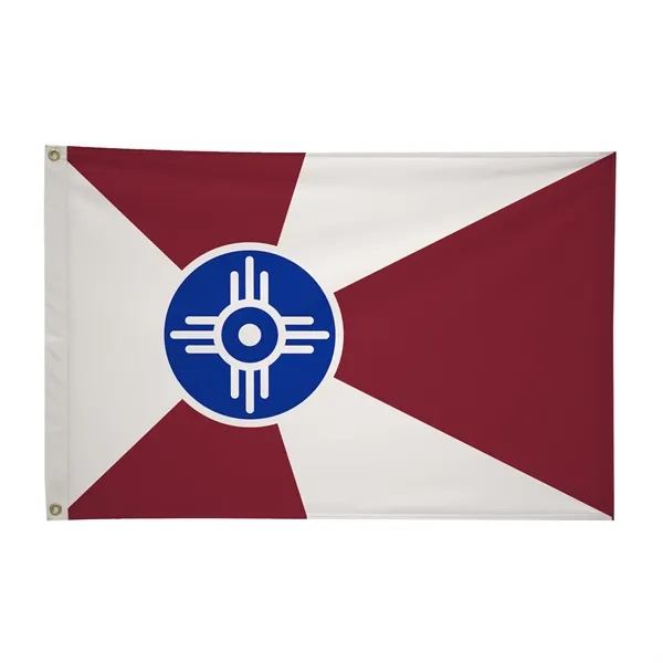 2' x 3' city flags made of nylon.... from ASI 87188 Showdown Displays