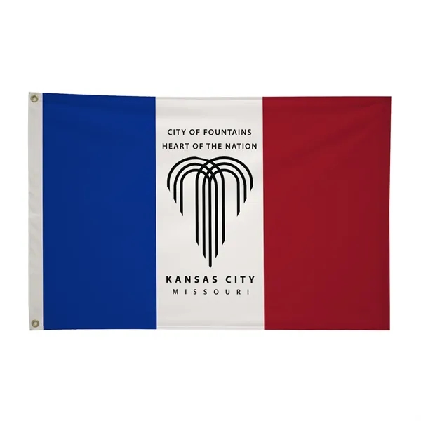 2' x 3' city flags made of nylon.... from ASI 87188 Showdown Displays