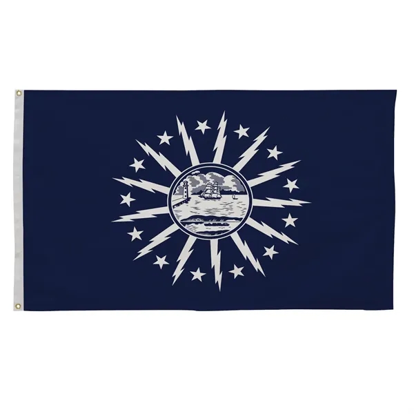 3' x 5' city flags made of nylon.... from ASI 87188 Showdown Displays