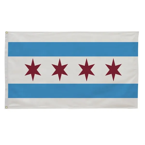 3' x 5' city flags made of nylon.... from ASI 87188 Showdown Displays