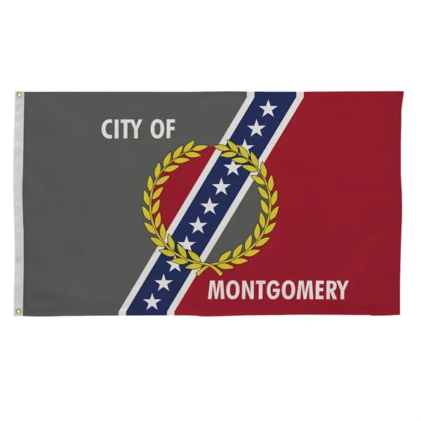3' x 5' city flags made of nylon.... from ASI 87188 Showdown Displays