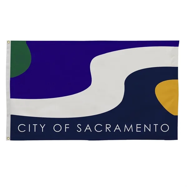 3' x 5' city flags made of nylon.... from ASI 87188 Showdown Displays