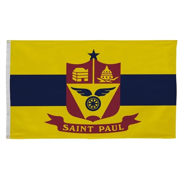 3' x 5' city flags made of nylon.... from ASI 87188 Showdown Displays