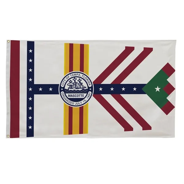 3' x 5' city flags made of nylon.... from ASI 87188 Showdown Displays