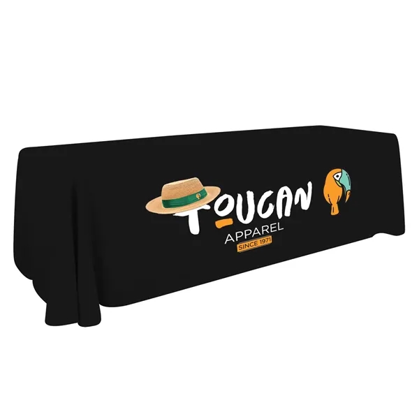 8' economy table throw made of polyester poplin with 3 sides,... from ASI 87188 Showdown Displays