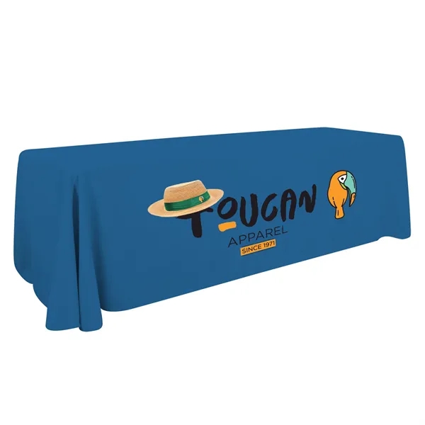 8' economy table throw made of polyester poplin with 3 sides,... from ASI 87188 Showdown Displays