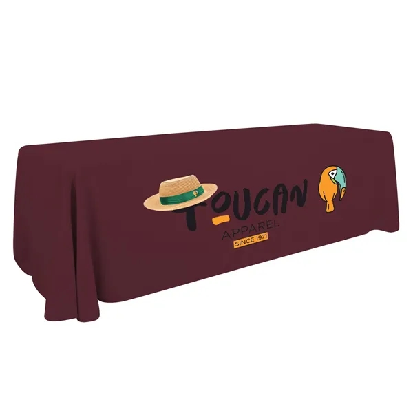 8' economy table throw made of polyester poplin with 3 sides,... from ASI 87188 Showdown Displays