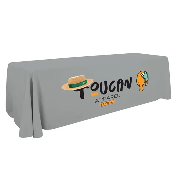 8' economy table throw made of polyester poplin with 3 sides,... from ASI 87188 Showdown Displays