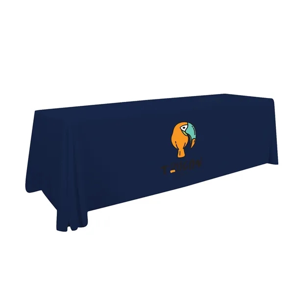 8' economy table throw made of polyester poplin with 3 sides,... from ASI 87188 Showdown Displays