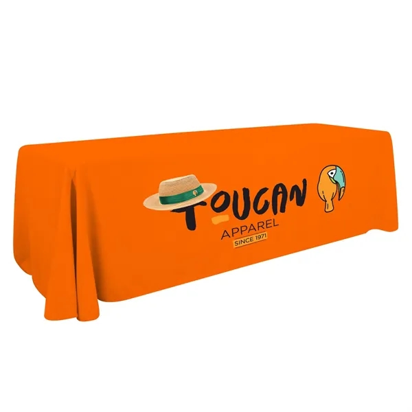 8' economy table throw made of polyester poplin with 3 sides,... from ASI 87188 Showdown Displays