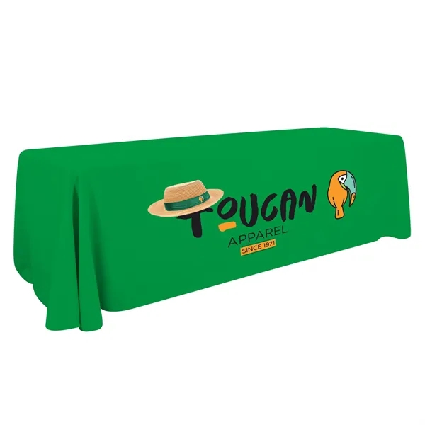 8' economy table throw made of polyester poplin with 3 sides,... from ASI 87188 Showdown Displays