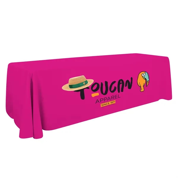 8' economy table throw made of polyester poplin with 3 sides,... from ASI 87188 Showdown Displays